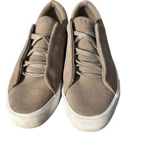 Keds Tan Platform Sneakers